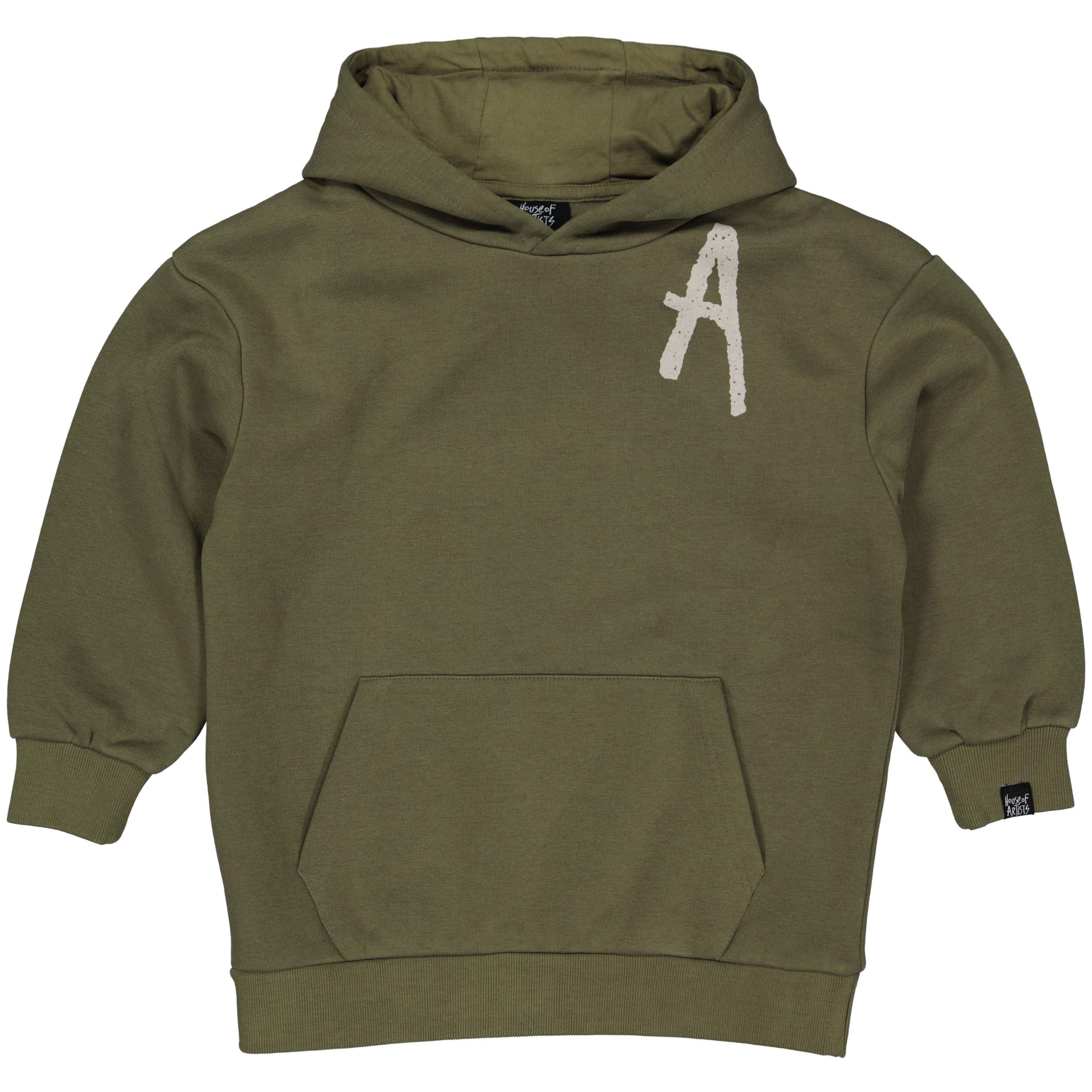 Hooded Sweater Olive | Olive