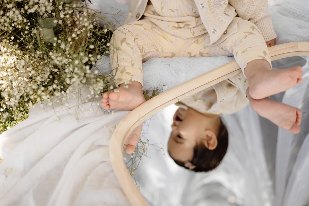 Legging bloemenprint | AOP Yellow Flower