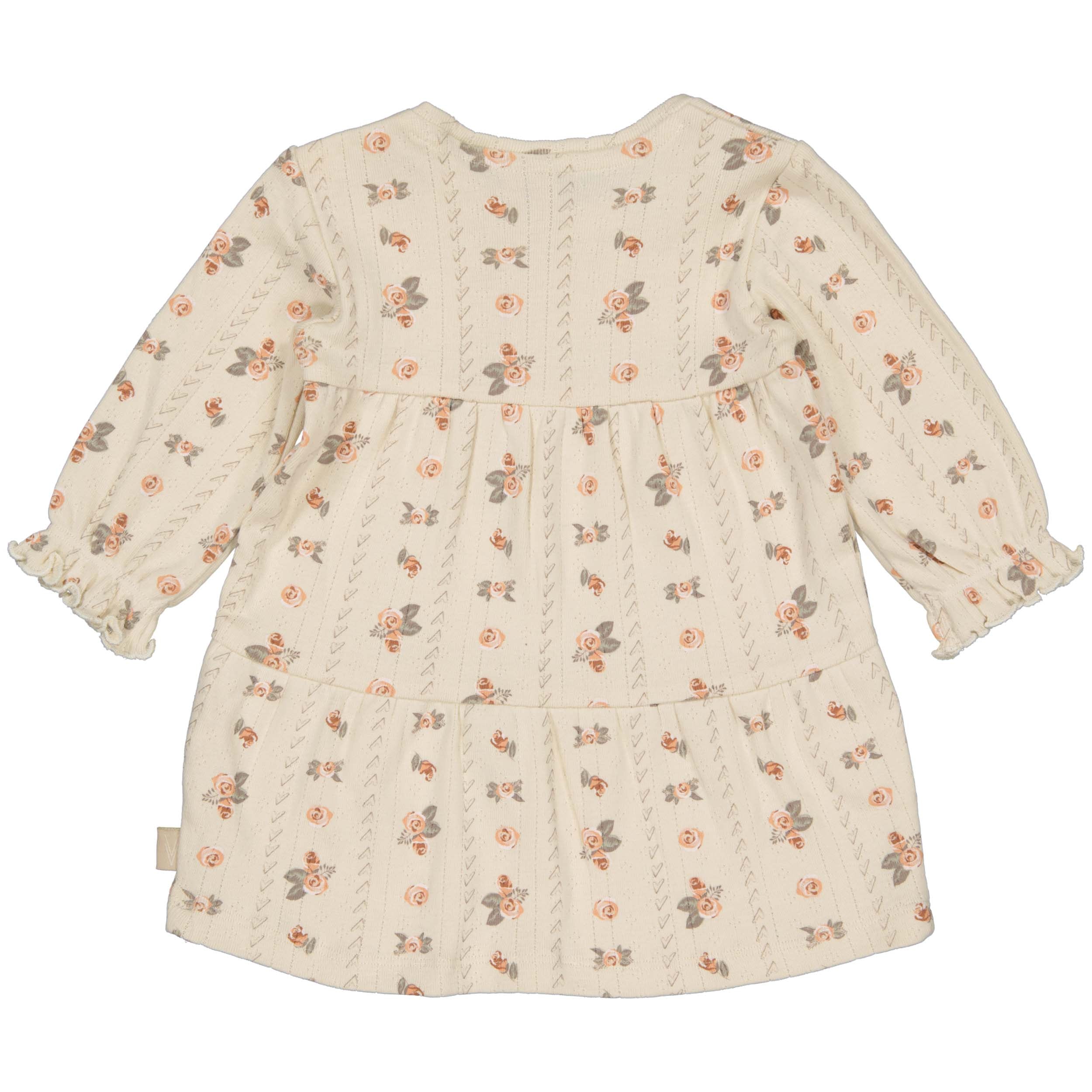 Jurk met bloemetjesprint | AOP Sand Flower