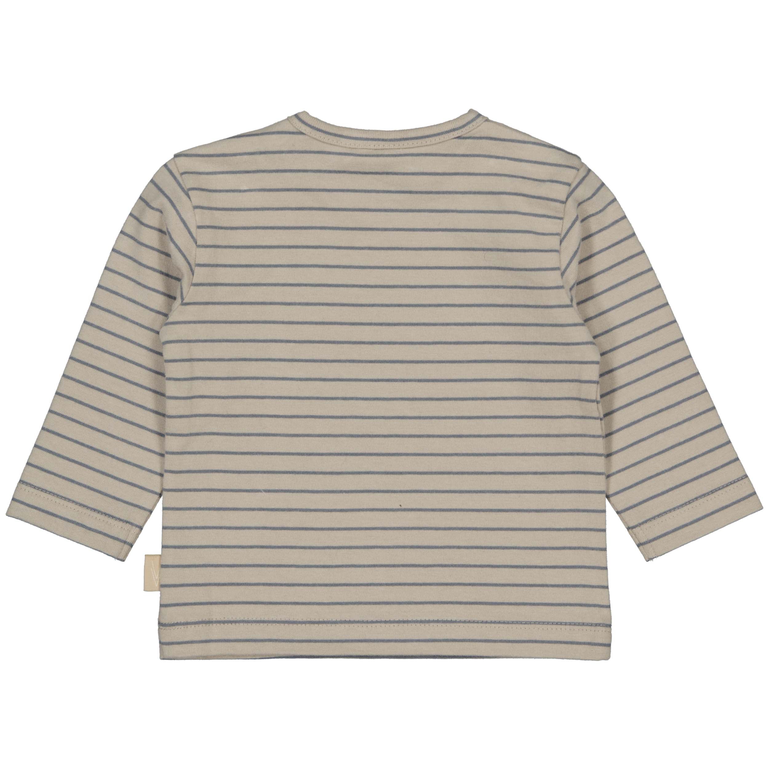 Shirt gestreept | AOP Light Grey Stripe