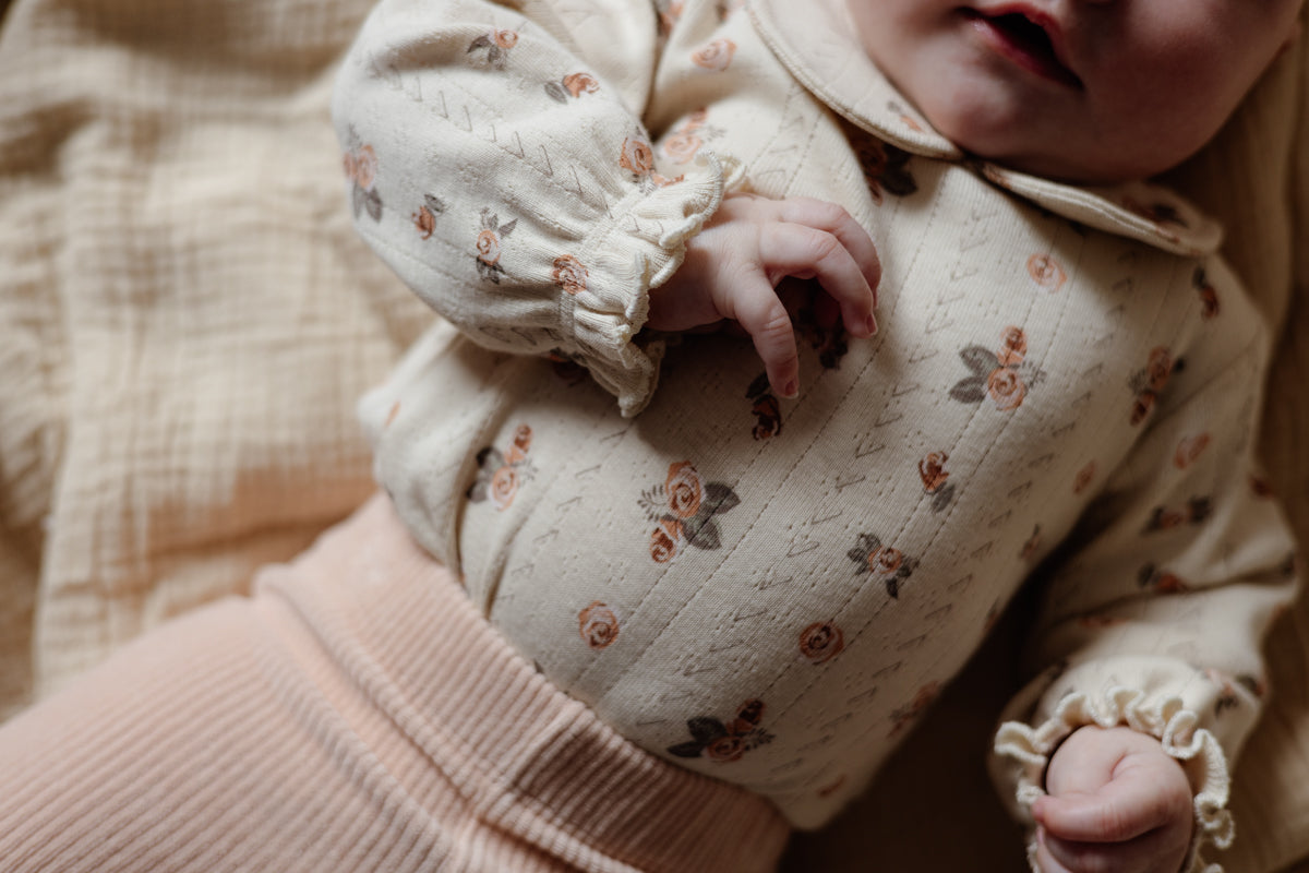 Romper met bloemetjesprint | AOP Sand Flower