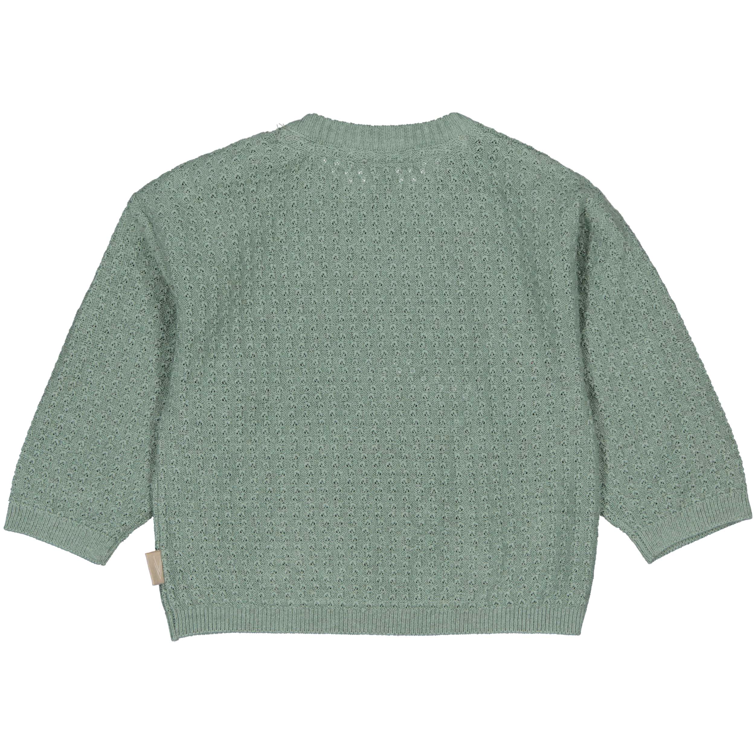 Saliegroene sweater met zakken | Seagreen