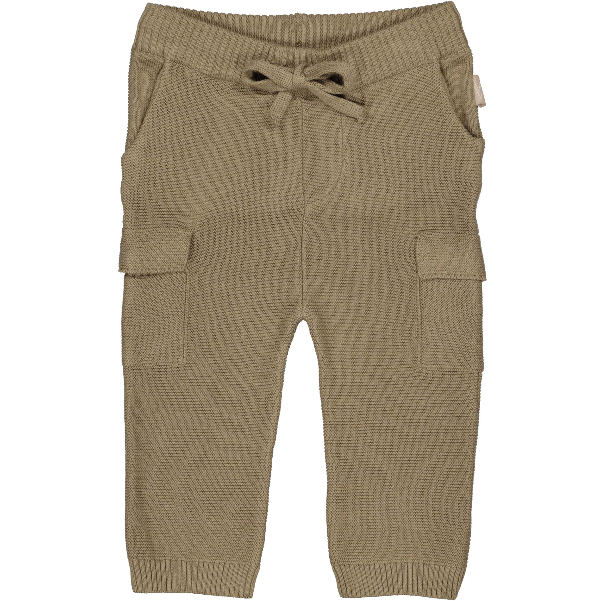 Olijfgroene cargo broek met zakken | Light Brown