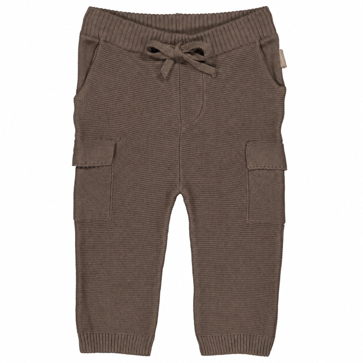 Olijfgroene cargo broek met zakken | Light Brown