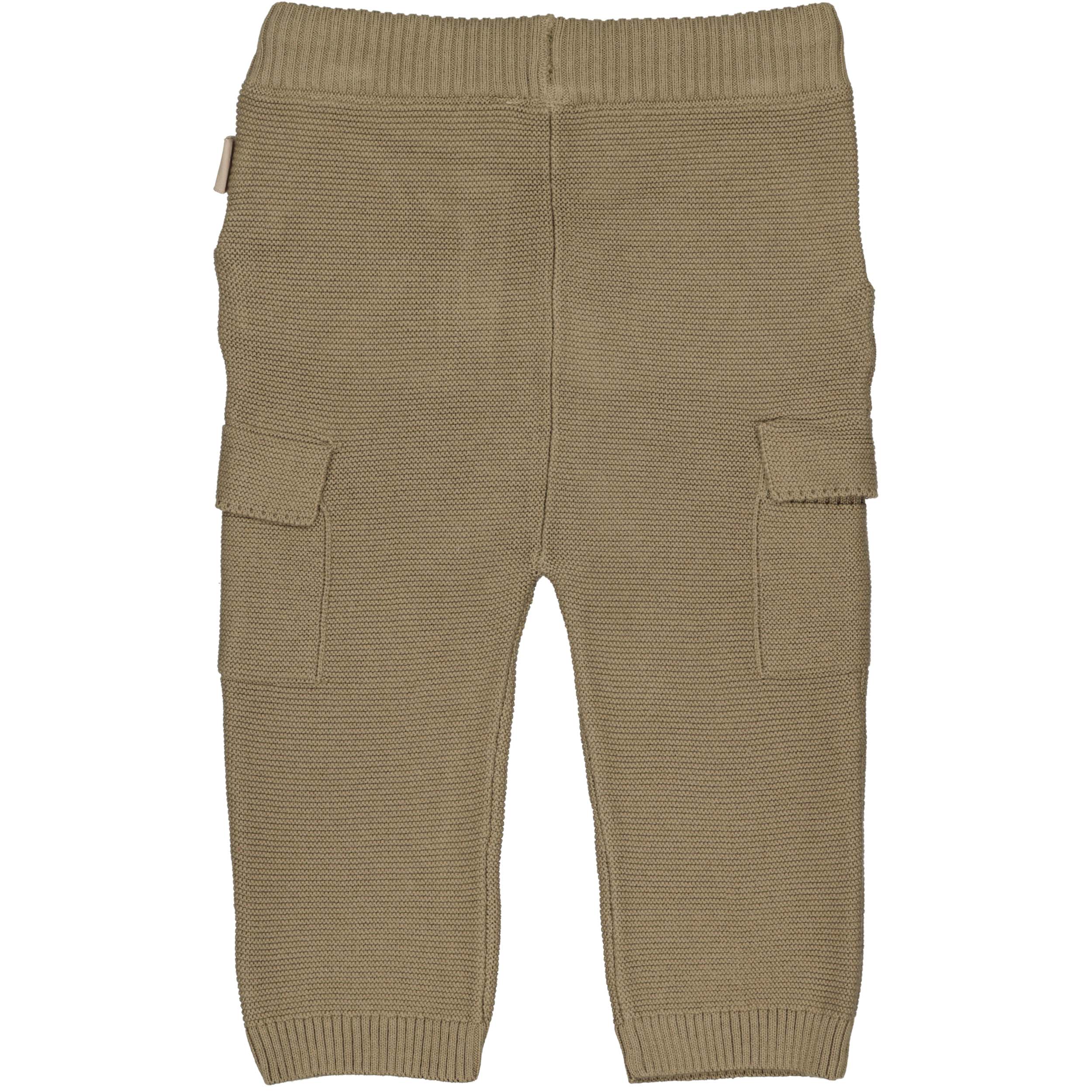 Olijfgroene cargo broek met zakken | Light Brown