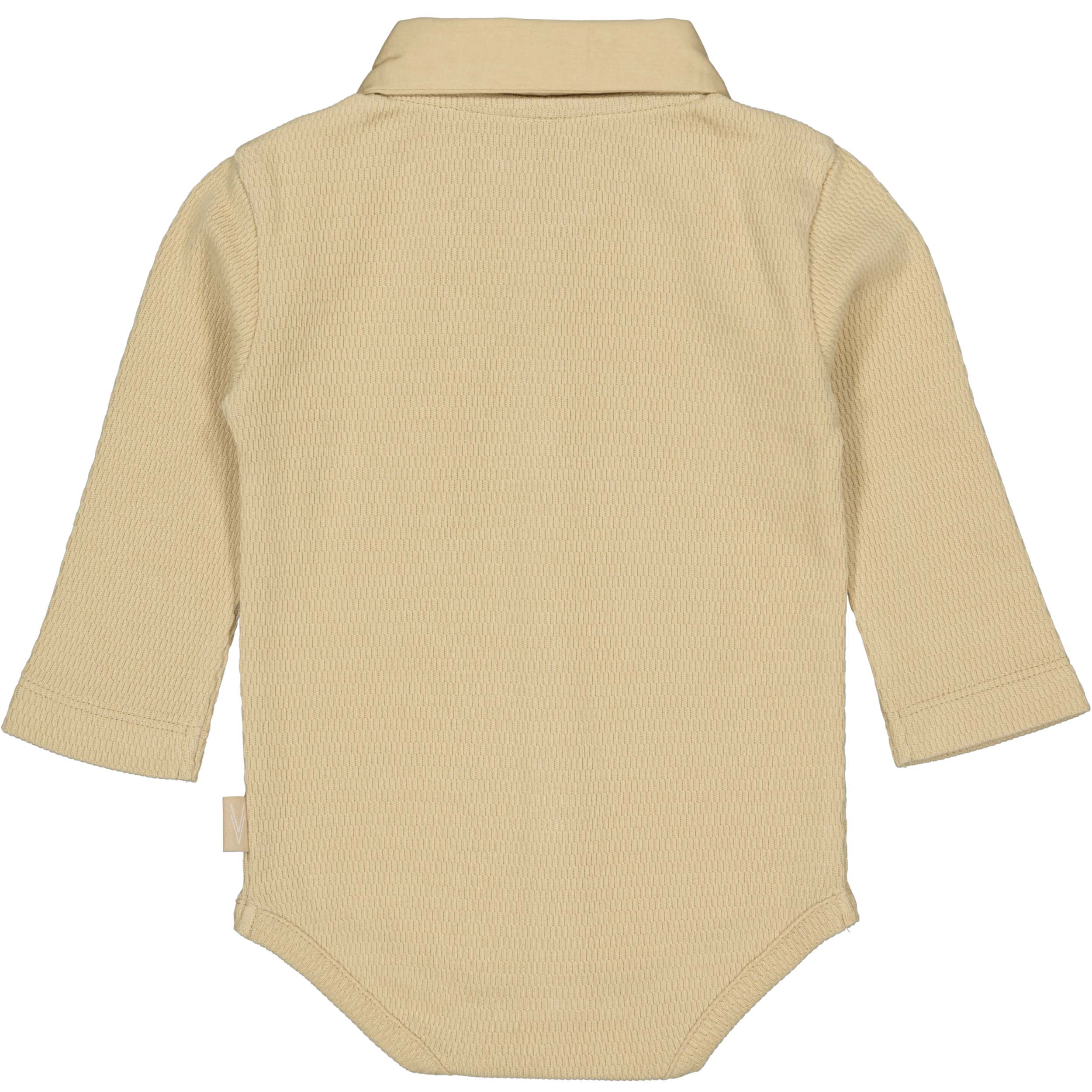 Zachtgele romper met kraag | Beige