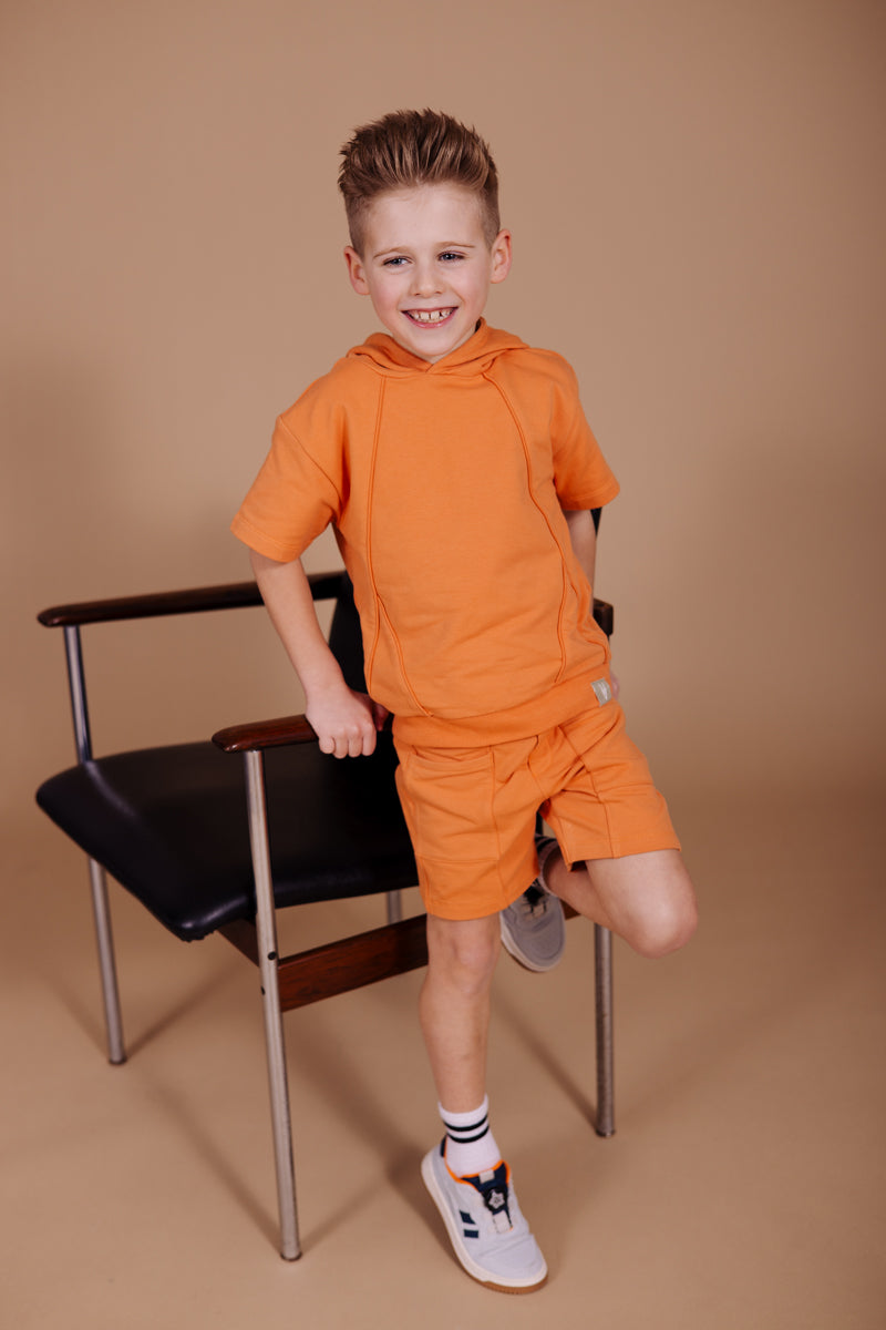 Korte sweater oranje | Soft Orange