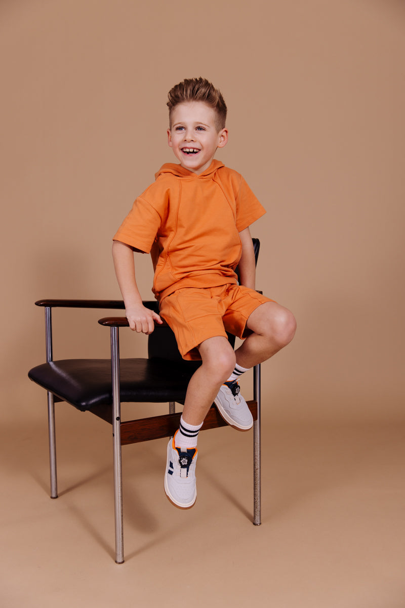 Korte sweater oranje | Soft Orange