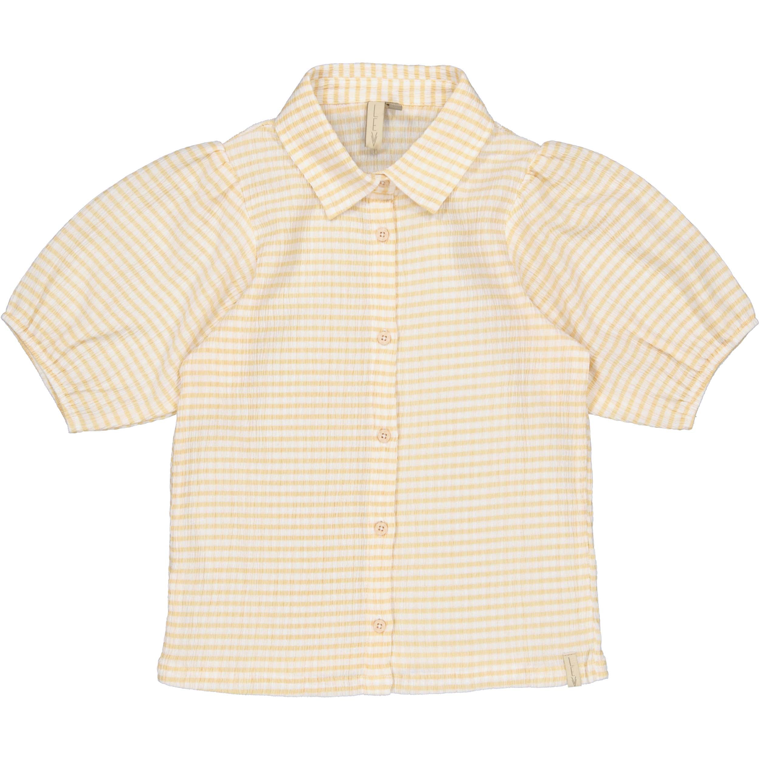 Blouse geruit | AOP Yellow Check