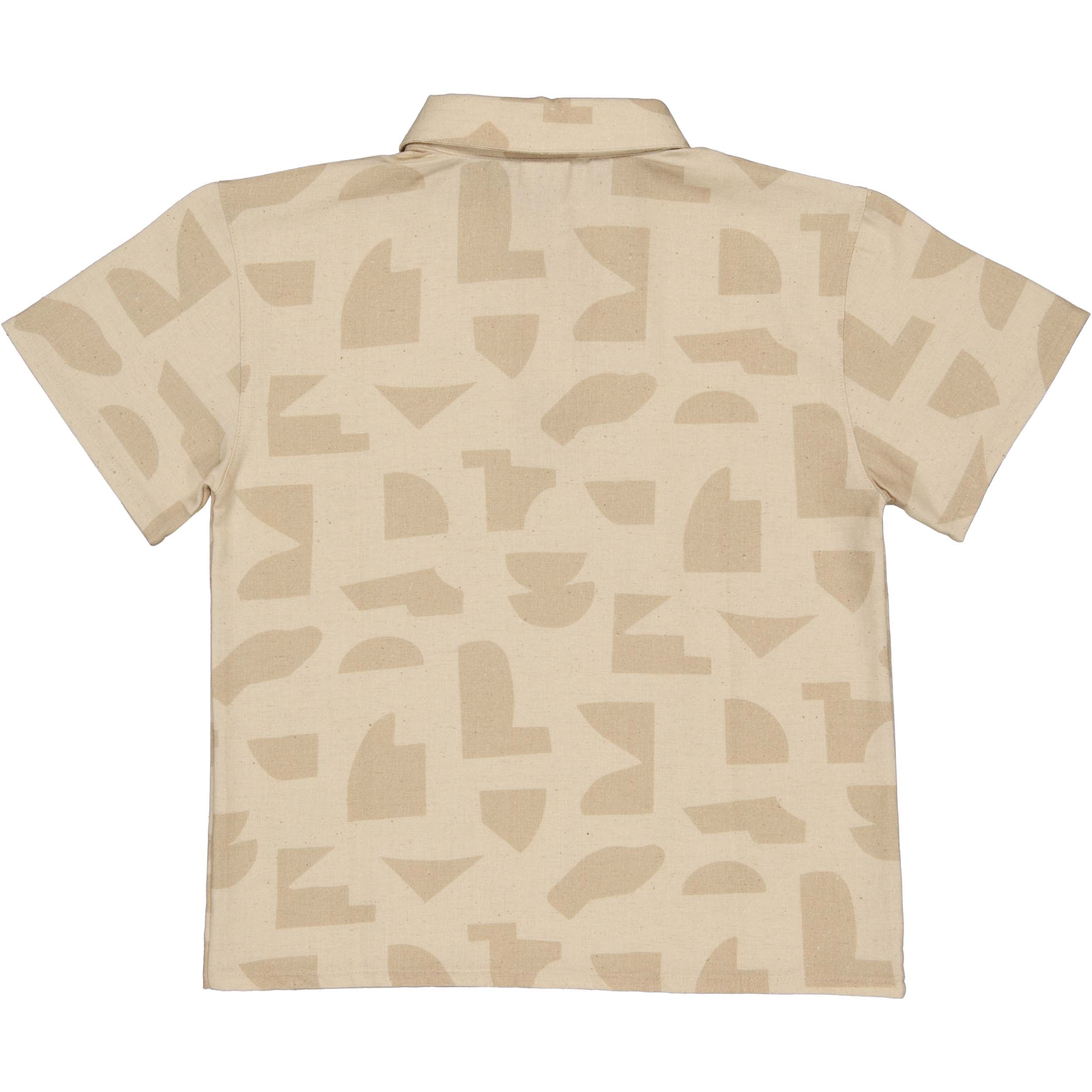 Blouse zand | AOP Sand Graphic