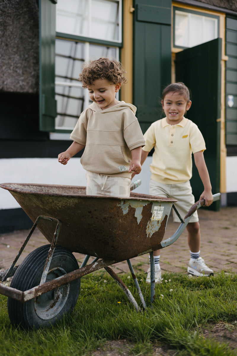 Hooded sweater licht zand | Light Sand