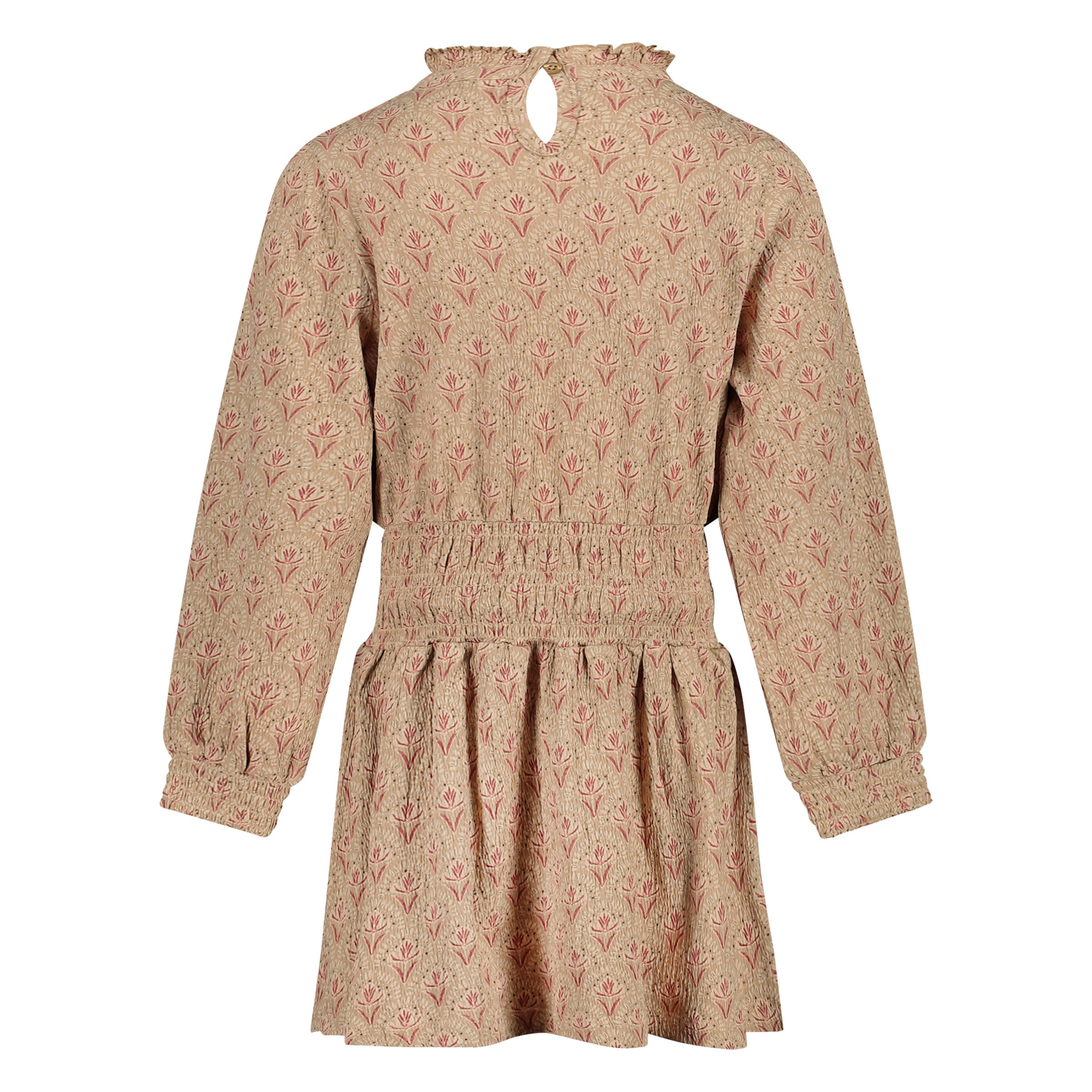 Jurk all over print bloemen | AOP Red Flower