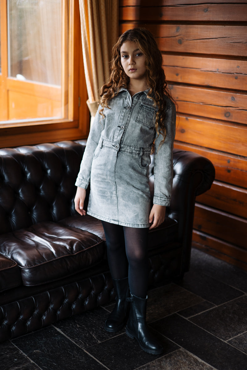 Jurk grijs denim | Grey Denim