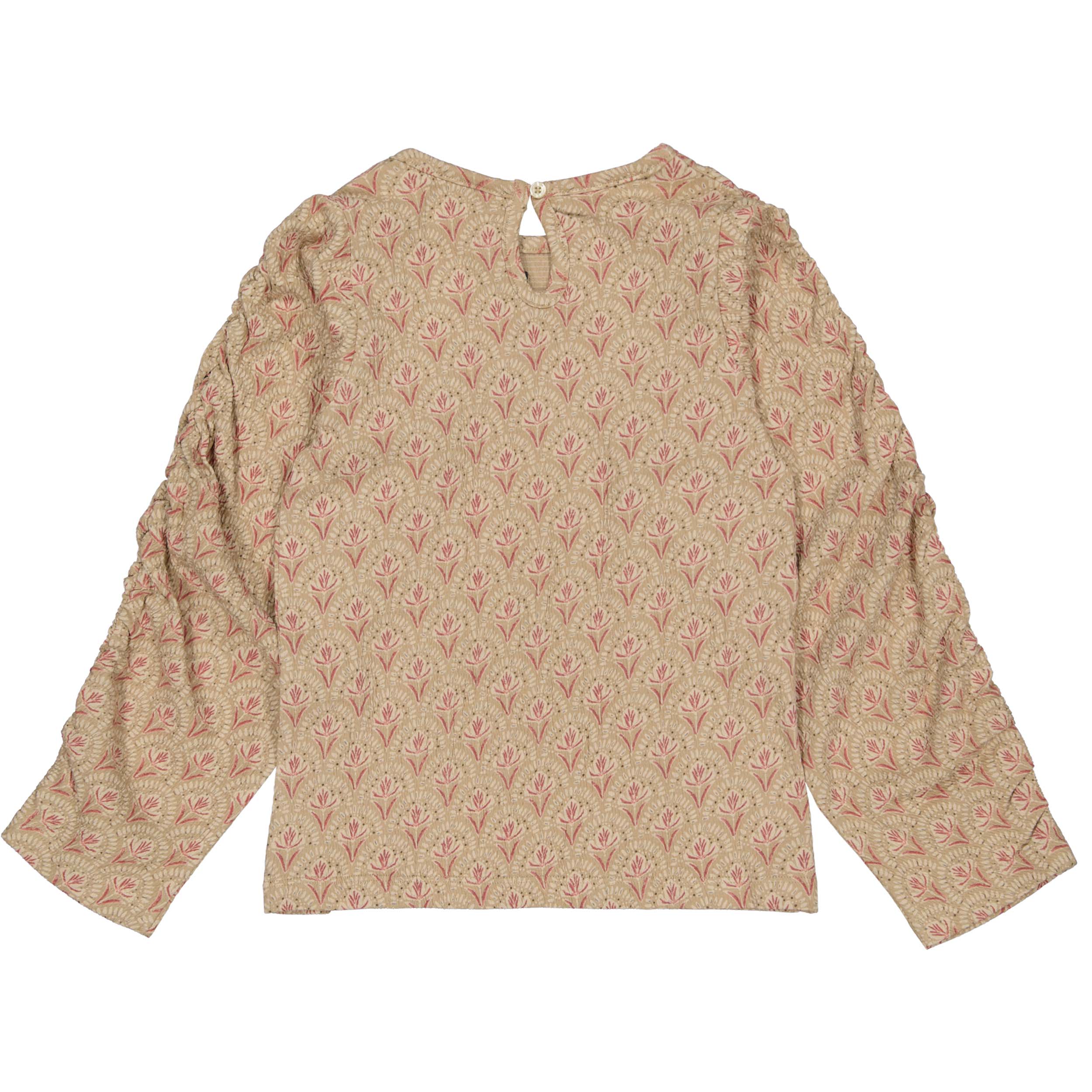 Blouse all over print bloemen | AOP Red Flower