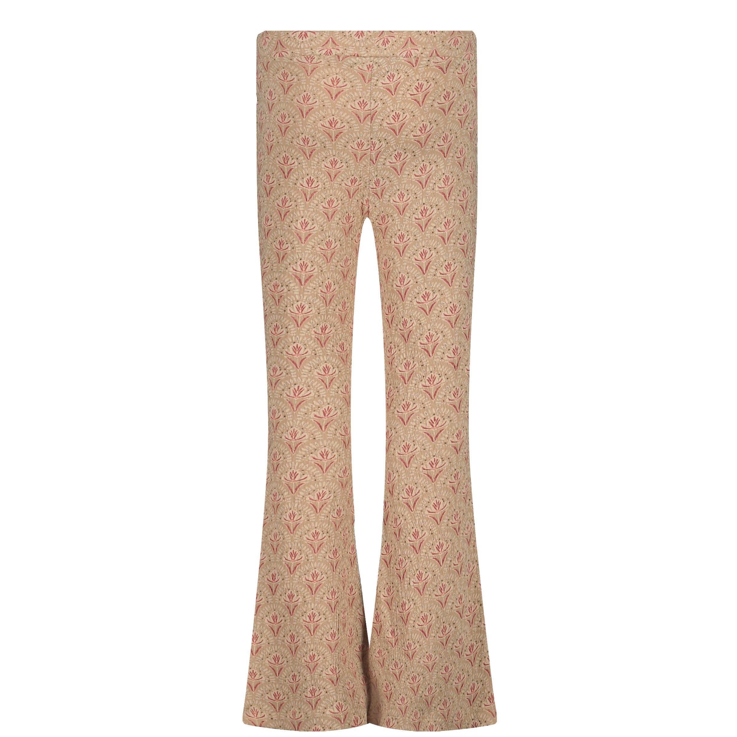 Flairbroek all over print bloemen | AOP Red Flower