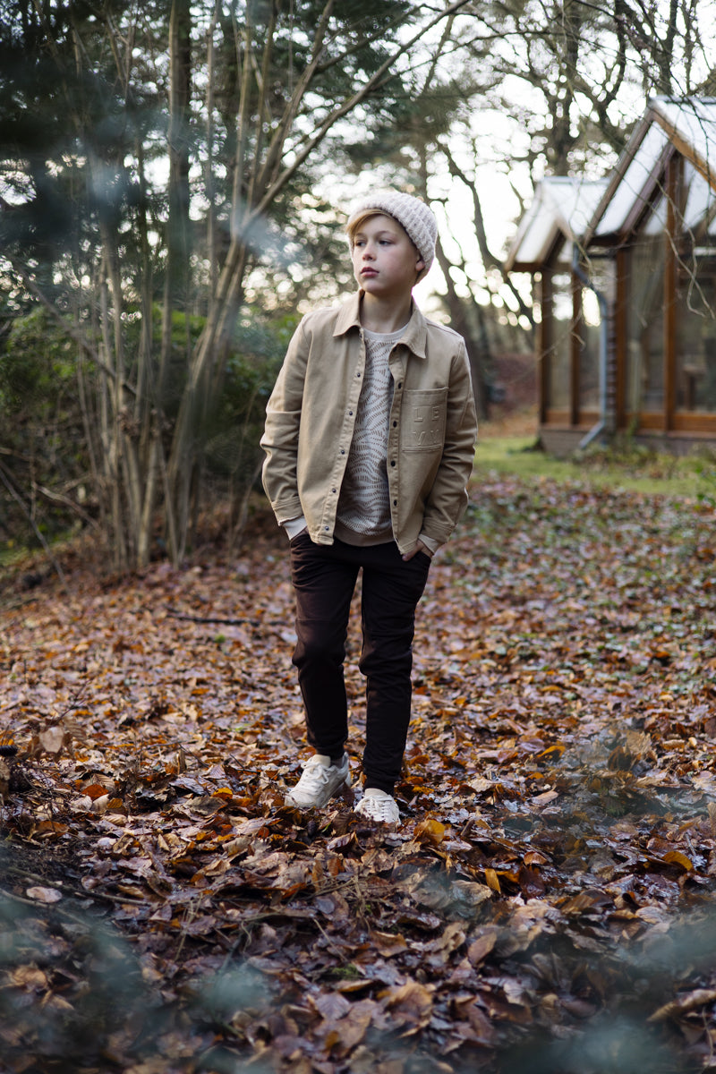 Sweater gebroken wit | AOP Off White Graphic