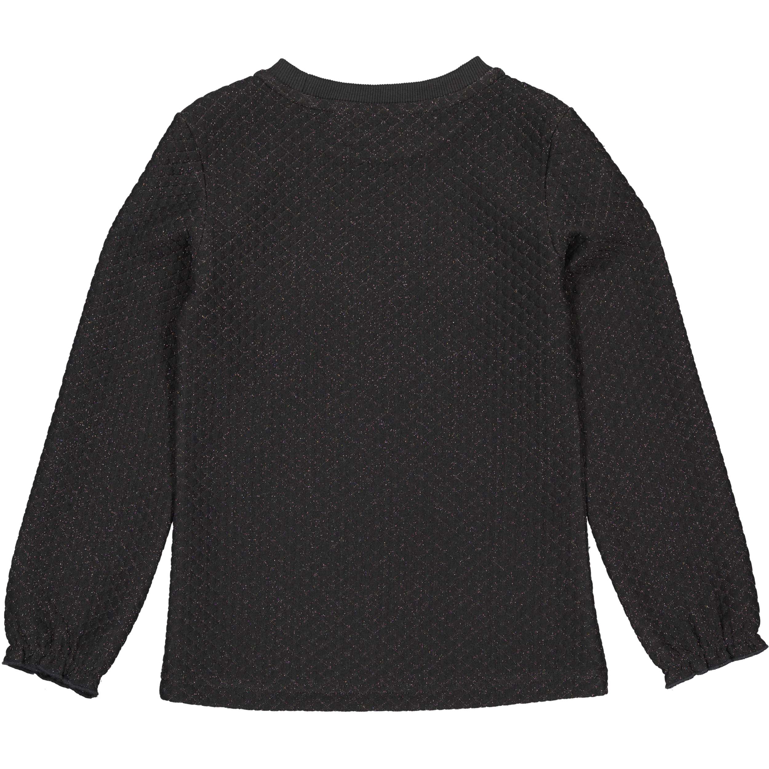 Shirt met glitter | Dark Grey