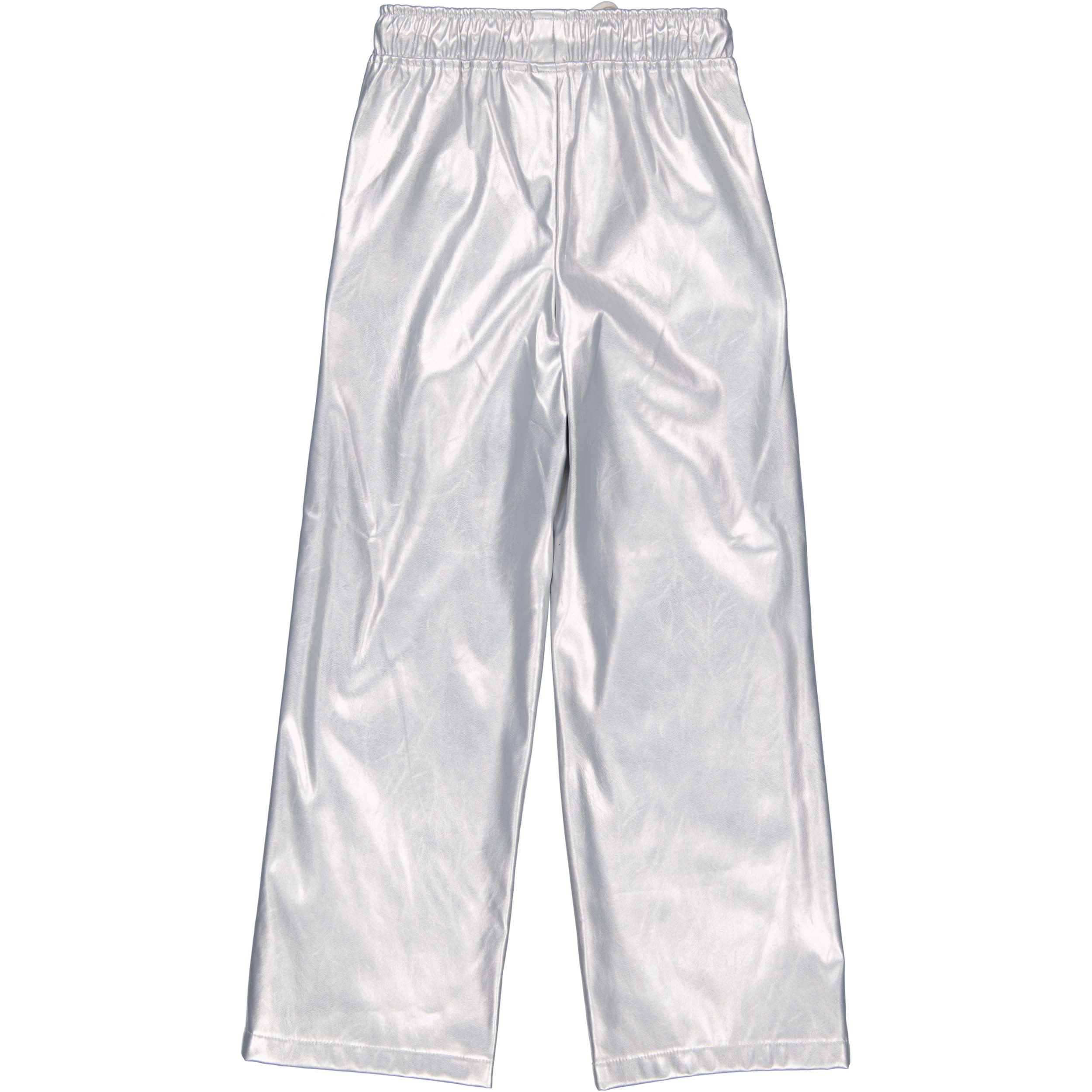 Broek met elastische band en koord | Silver
