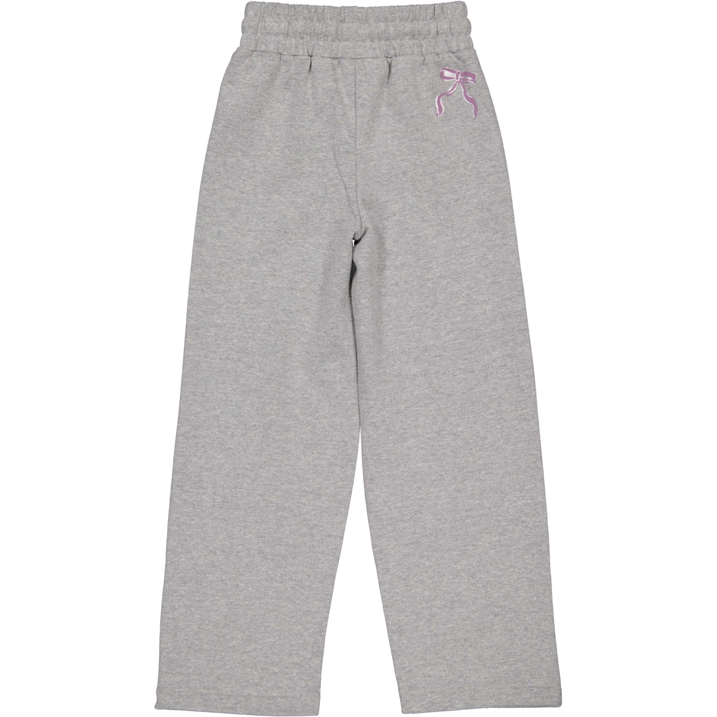 Broek met elastische band en koord | Grey Melee