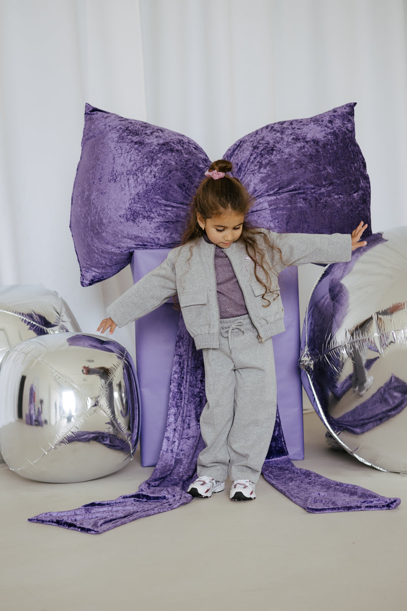 Broek met elastische band en koord | Grey Melee