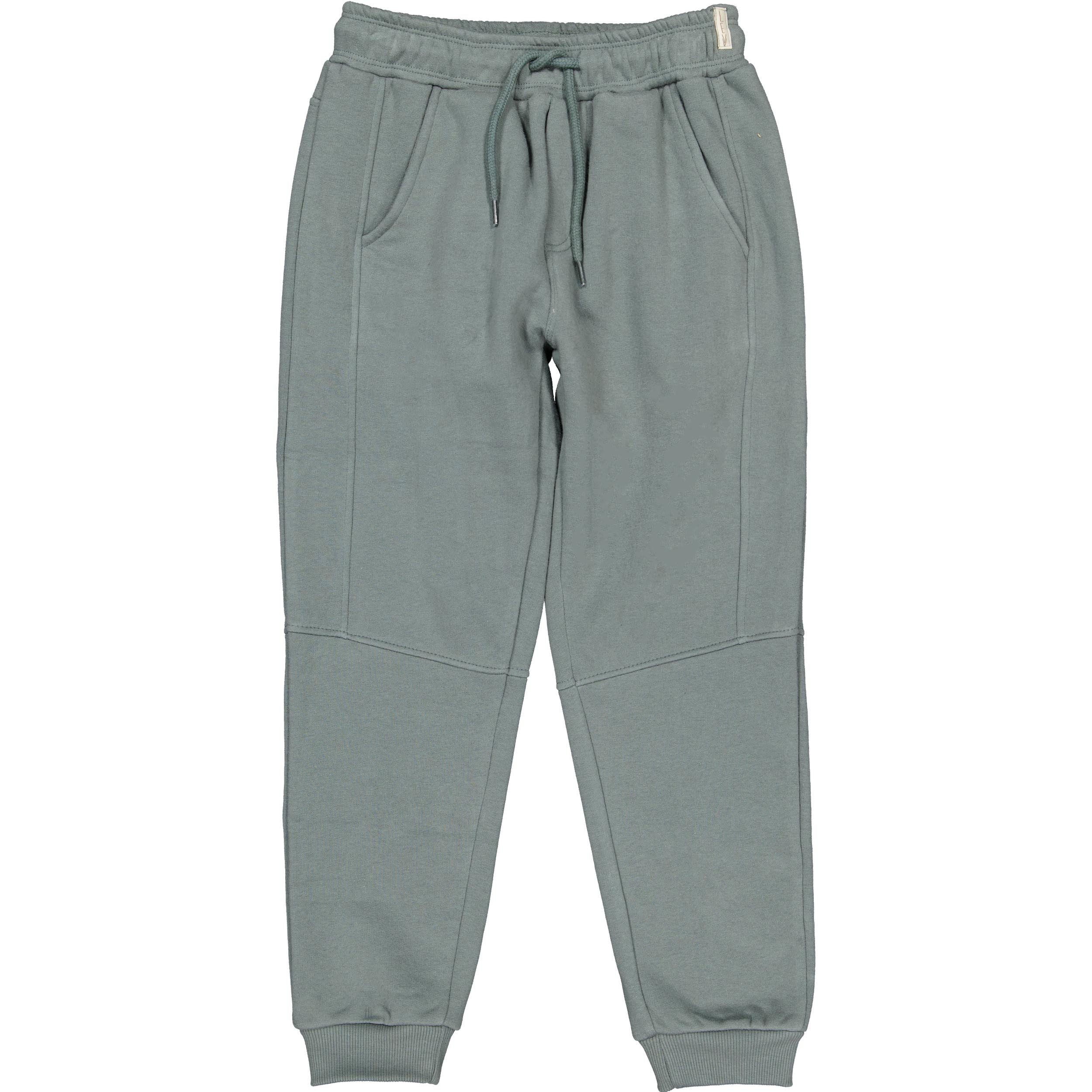 Grijsgroene joggingbroek met koord | Light Petrol