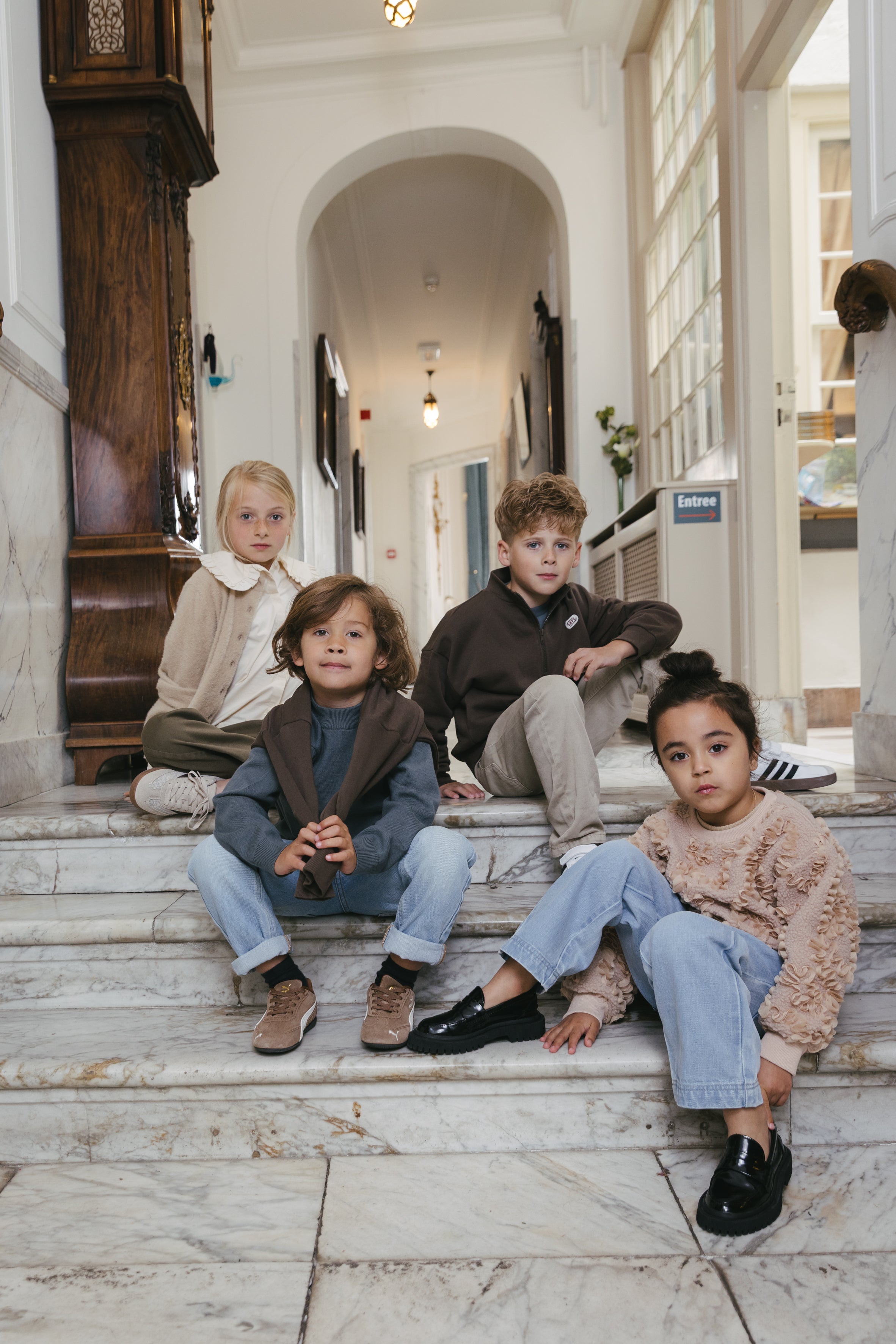 Crèmekleurige sweater met structuurdessin | Light Sand