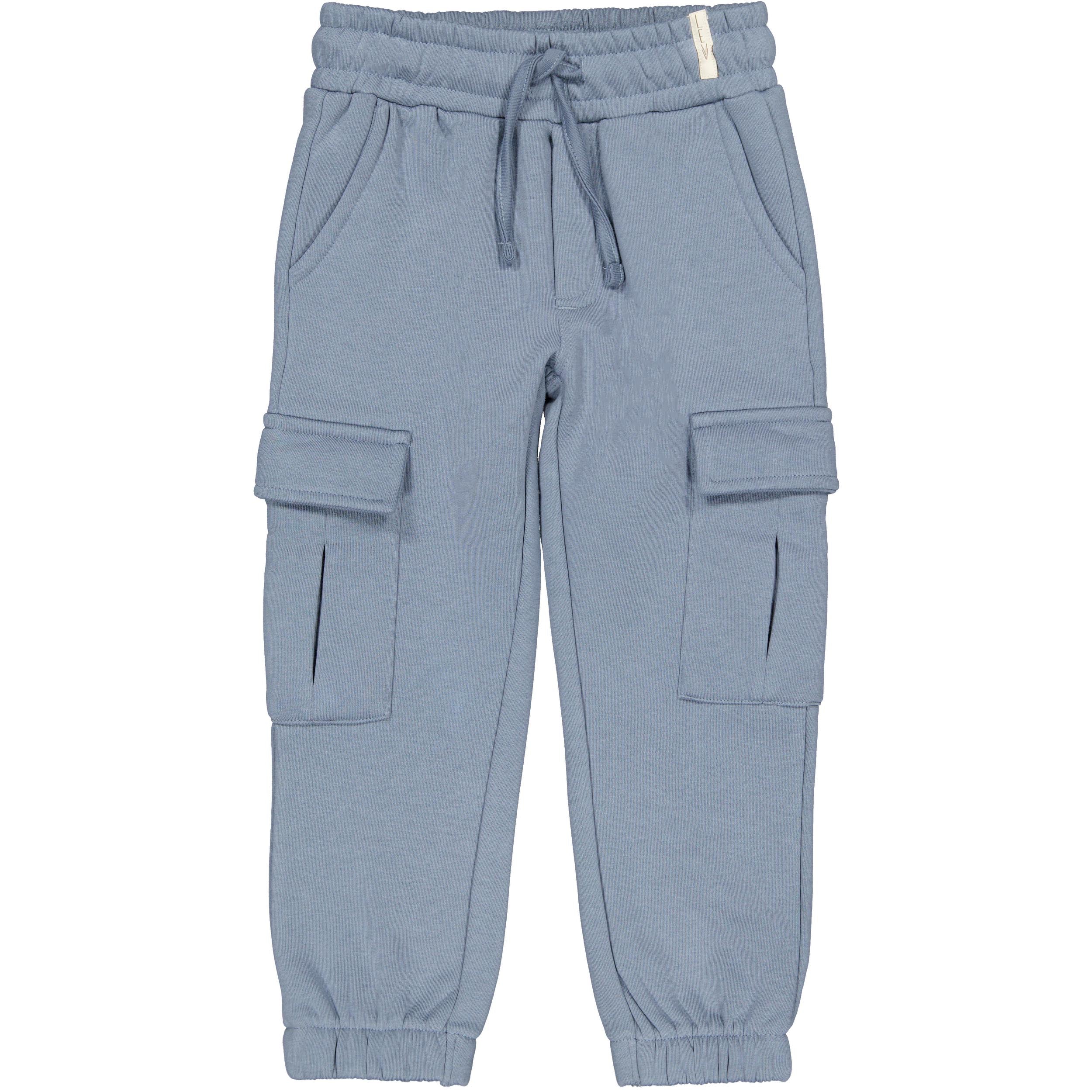 Lichtblauwgrijze cargo joggingbroek | Mid Blue