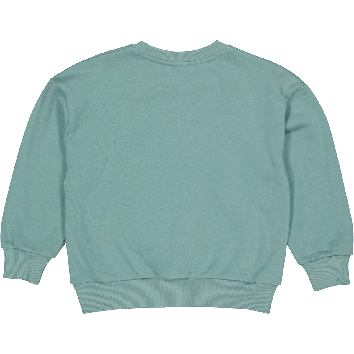 Mintgroene sweater met tekstprint | Teal