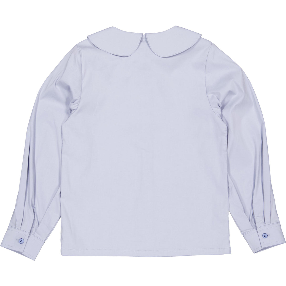 Lichtblauwe blouse met strikkraag | Sky Blue