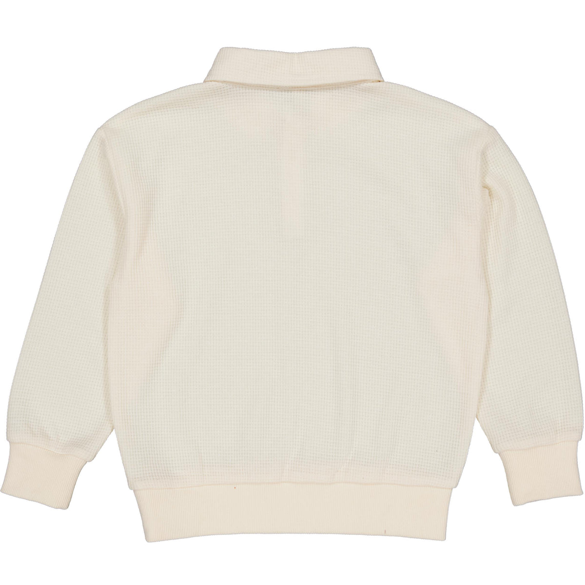Crèmekleurige sweater met polokraag | Cotton Cream