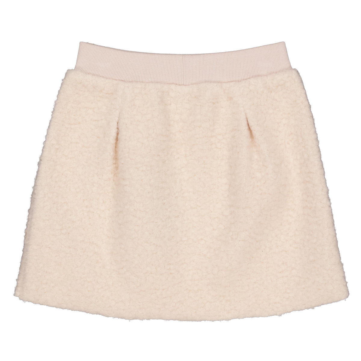 Crèmekleurige teddy rok | Faded Pink