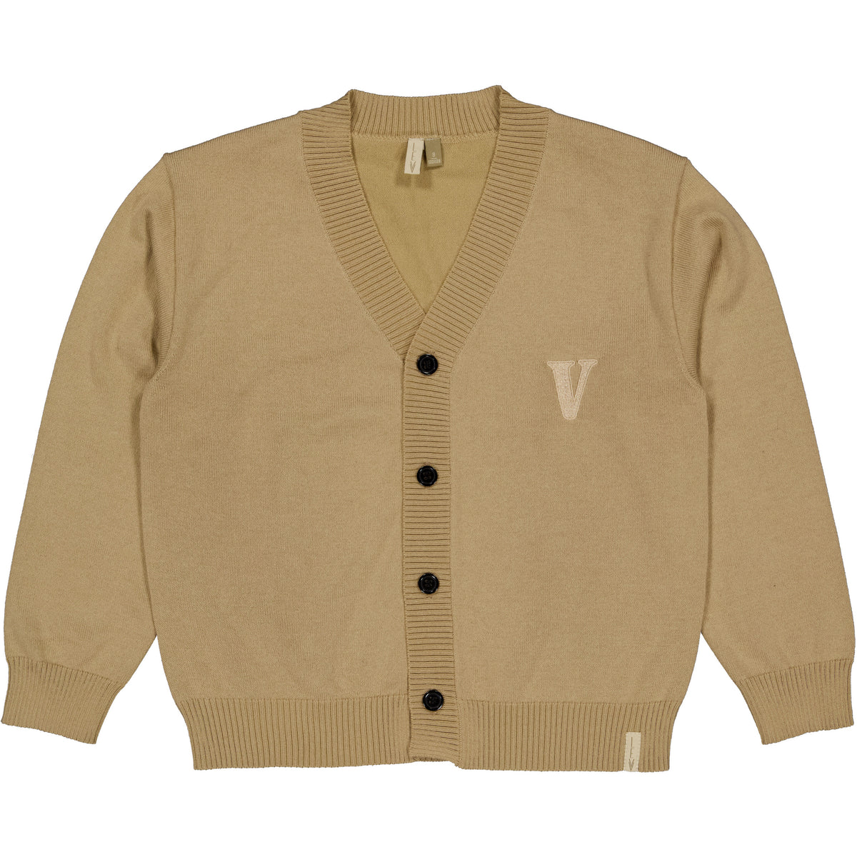 Beige vest met knoopsluiting | Cotton Cream