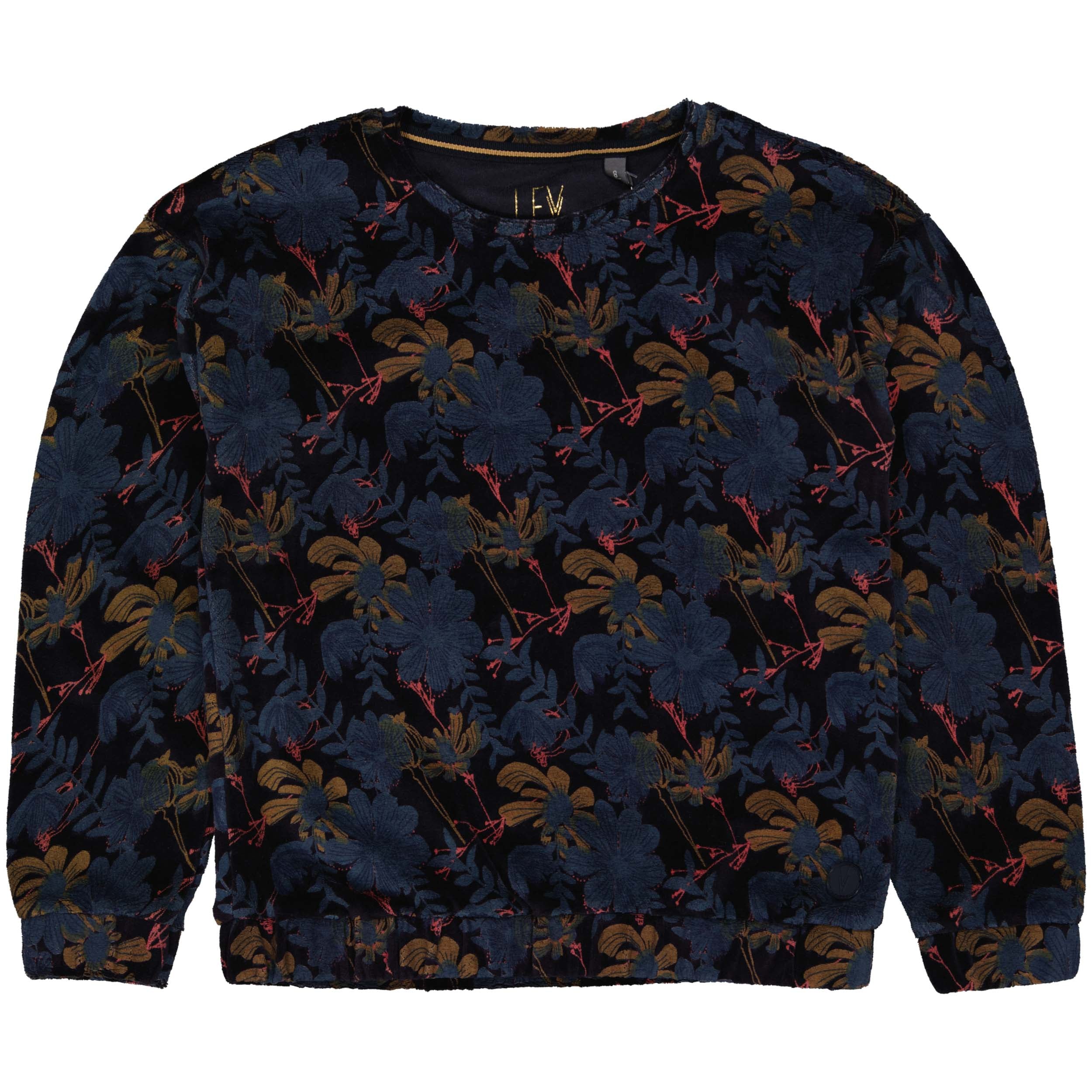 SWEATER | AOP Blue Flower