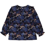 BLOUSE | AOP Blue Flower