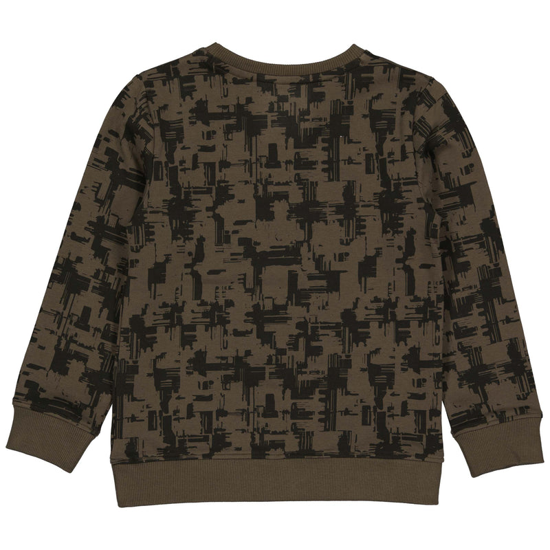 SWEATER | AOP Green Graphic