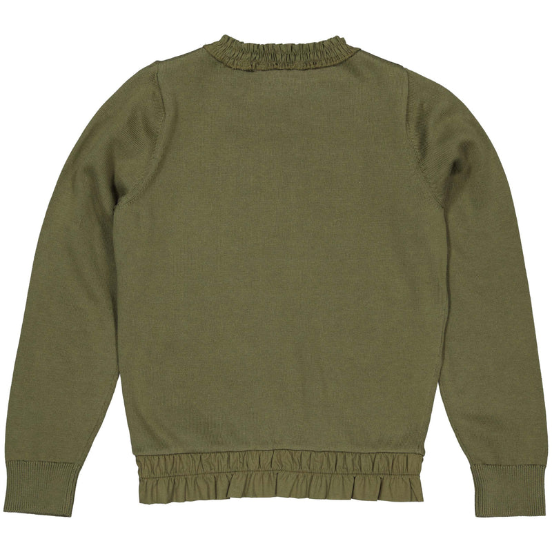 PULLOVER | AOP Green Flower