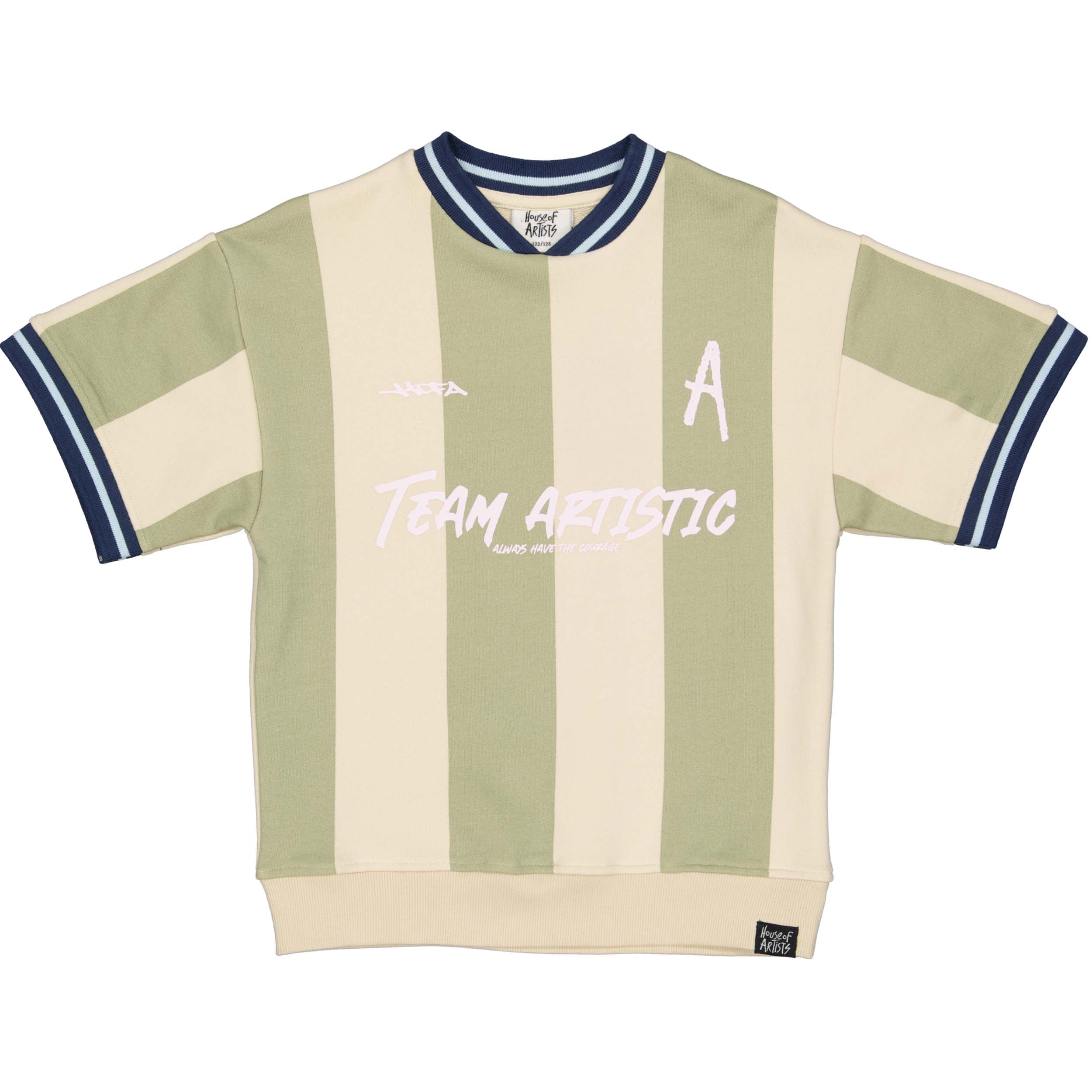 Sweater | AOP Green Stripe