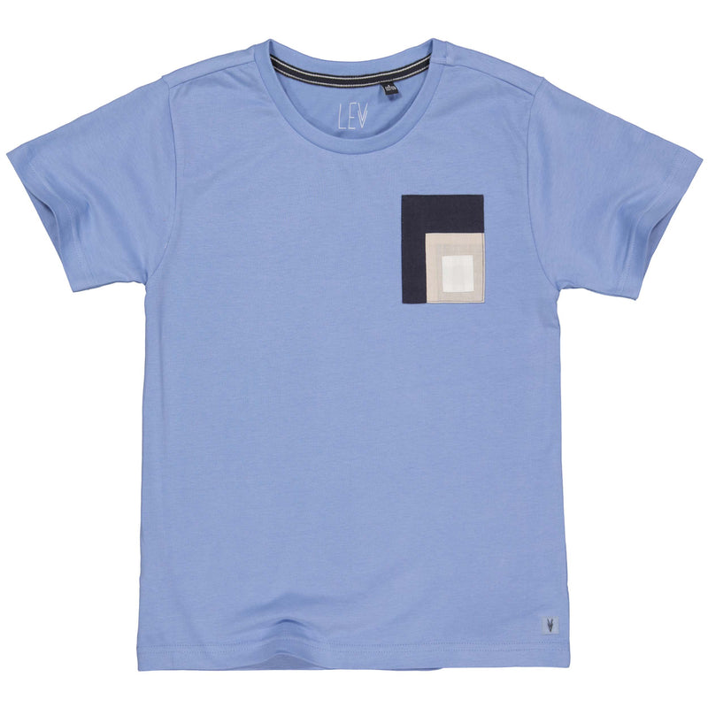 Shortsleeve Sweater | Mid Blue