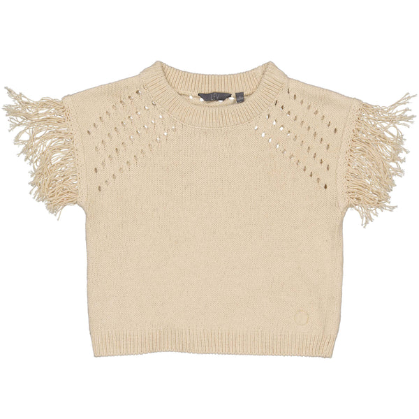 Knitted Top | Ivory White