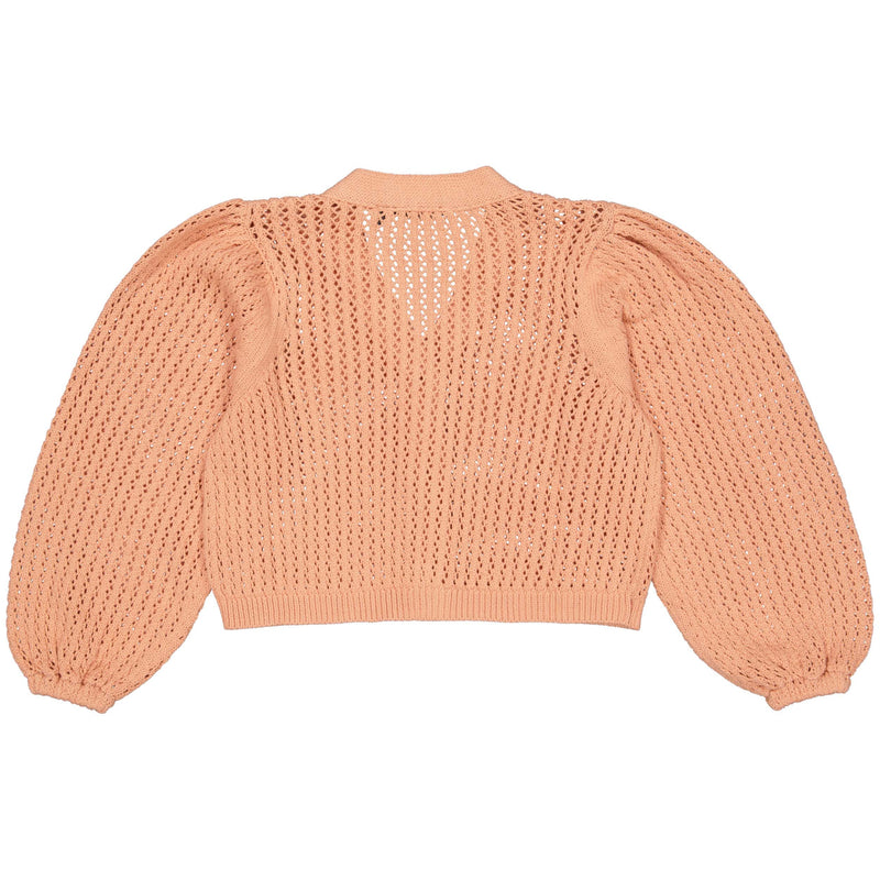 Knitted Cardigan | Soft Coral