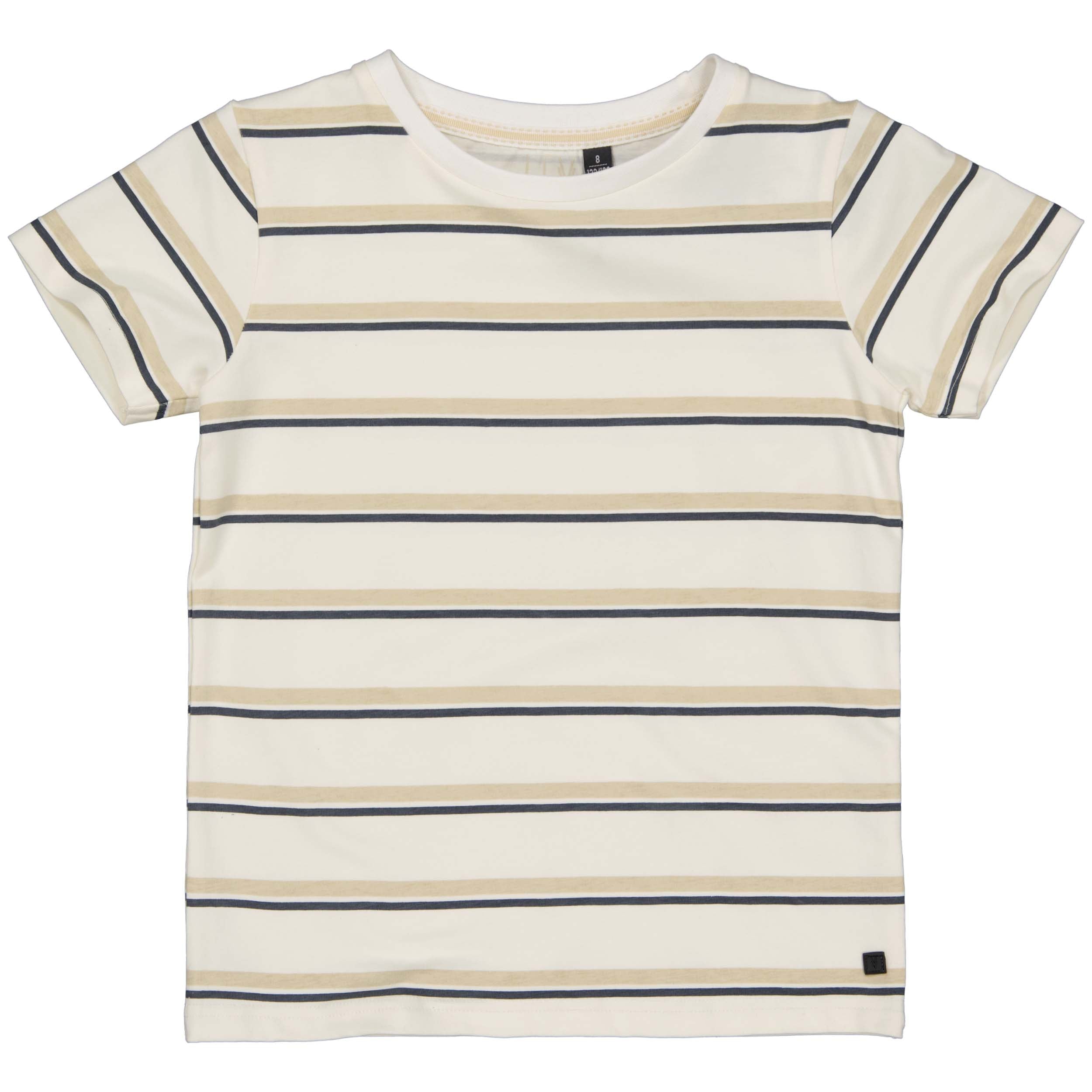 SHORTSLEEV | AOP White Stripe