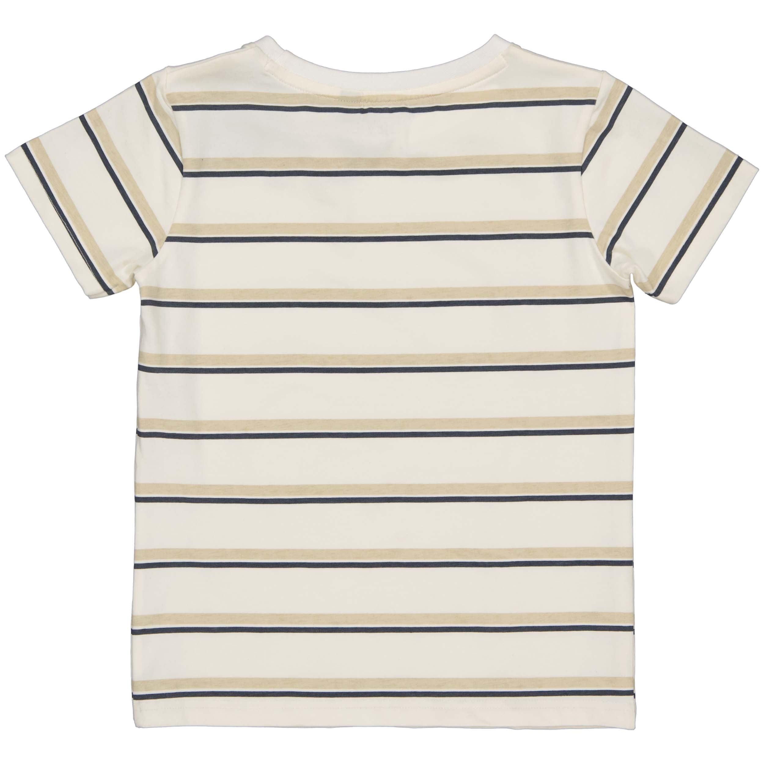 SHORTSLEEV | AOP White Stripe