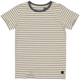 SHORTSLEEV | AOP Blue Stripe