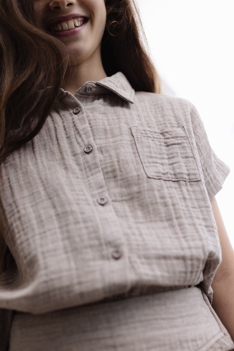 BLOUSE | Taupe