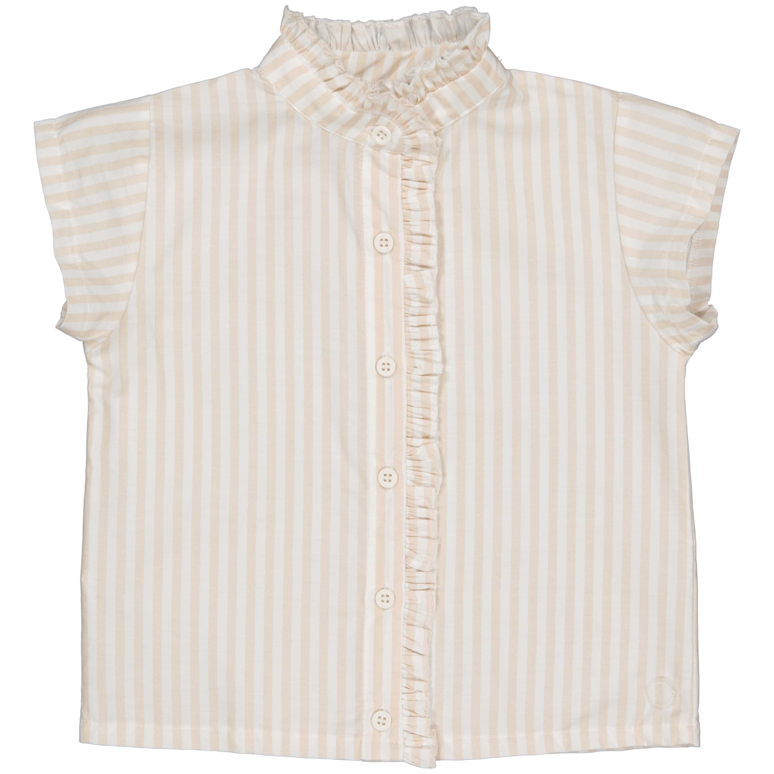 BLOUSE | AOP White Stripe