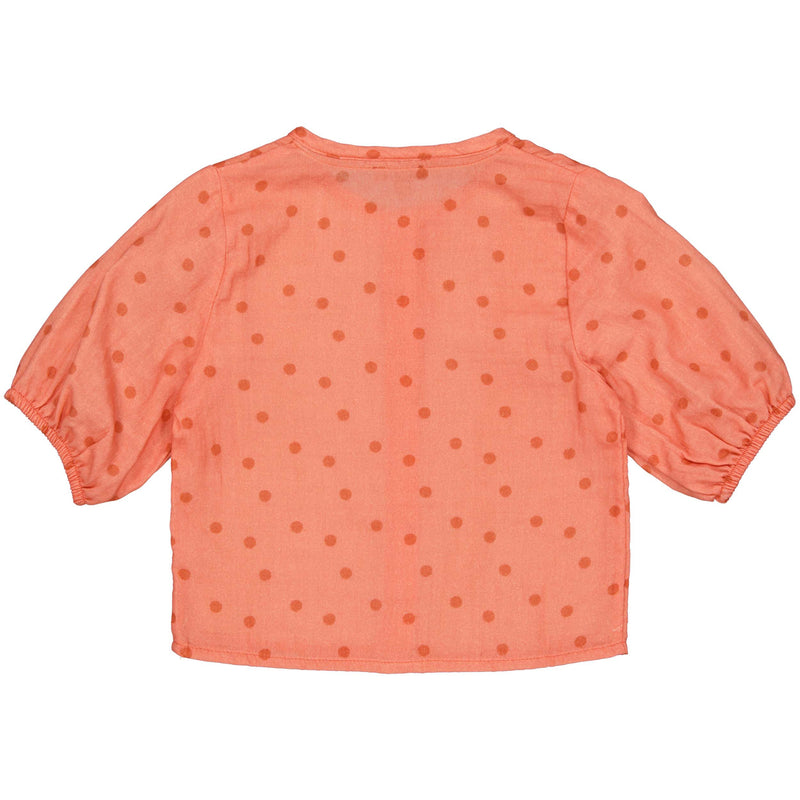 BLOUSE | AOP Peach Dot