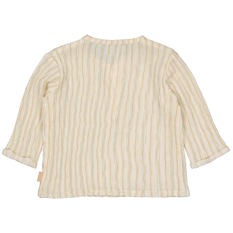 BLOUSE | AOP Brown Stripe