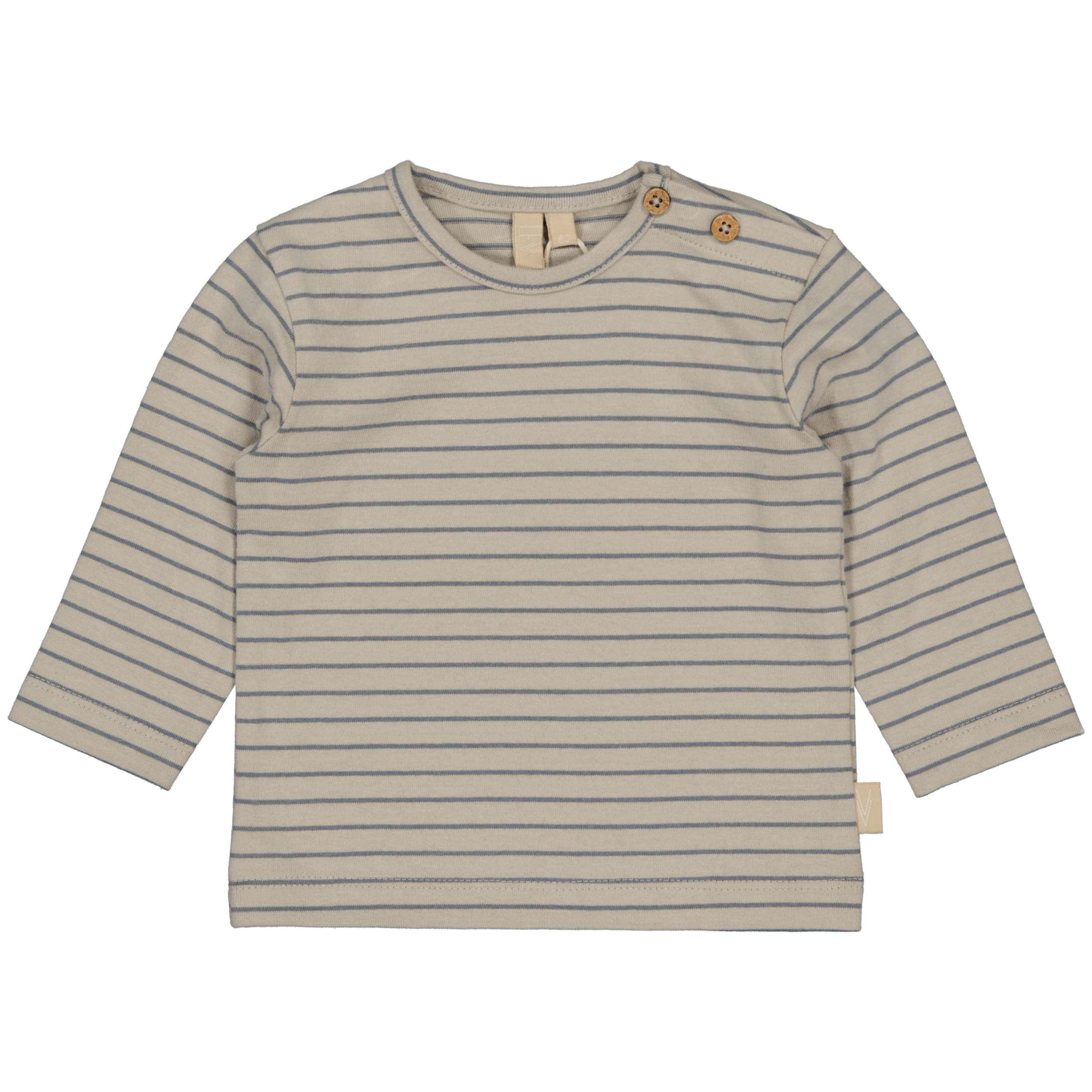 Shirt gestreept | AOP Light Grey Stripe