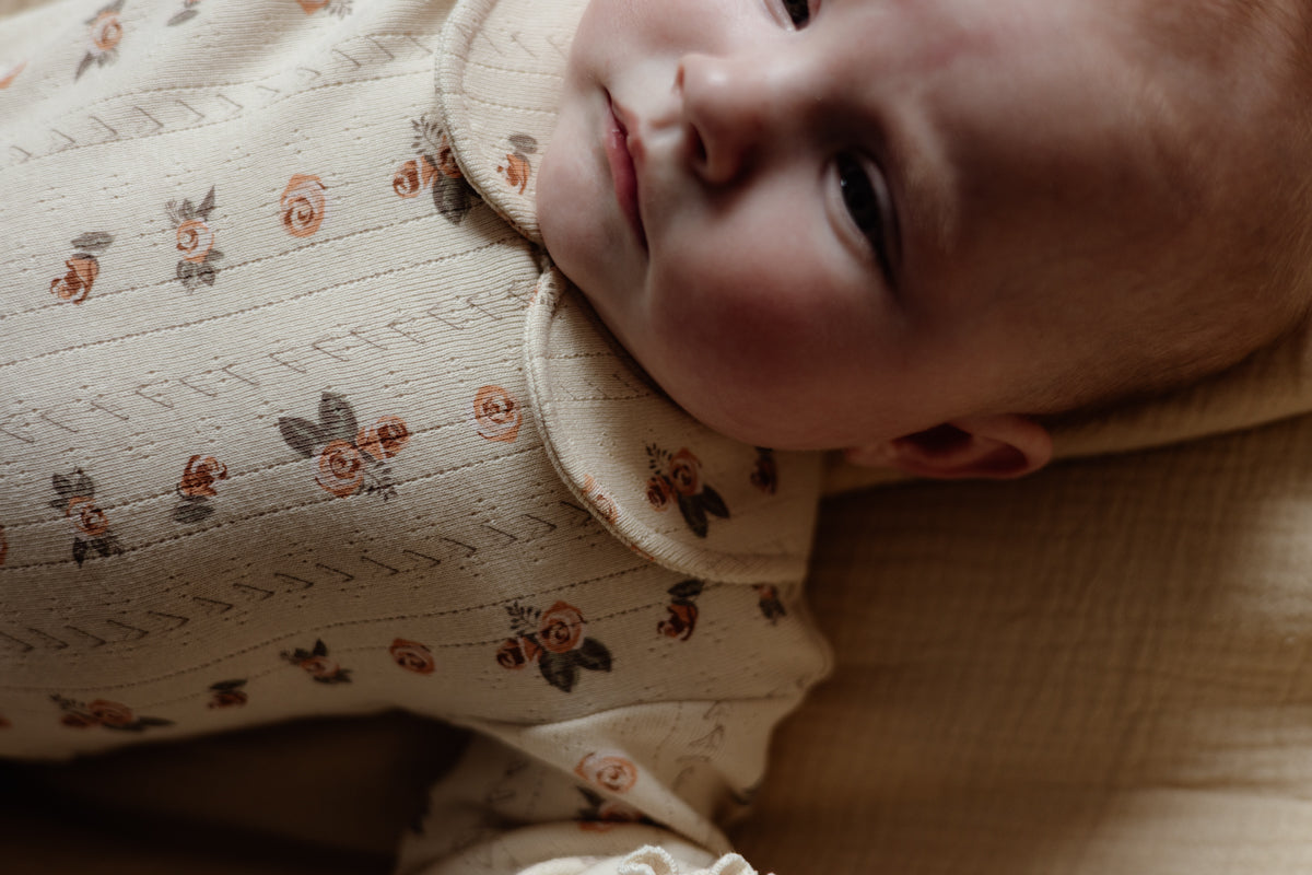 Romper met bloemetjesprint | AOP Sand Flower