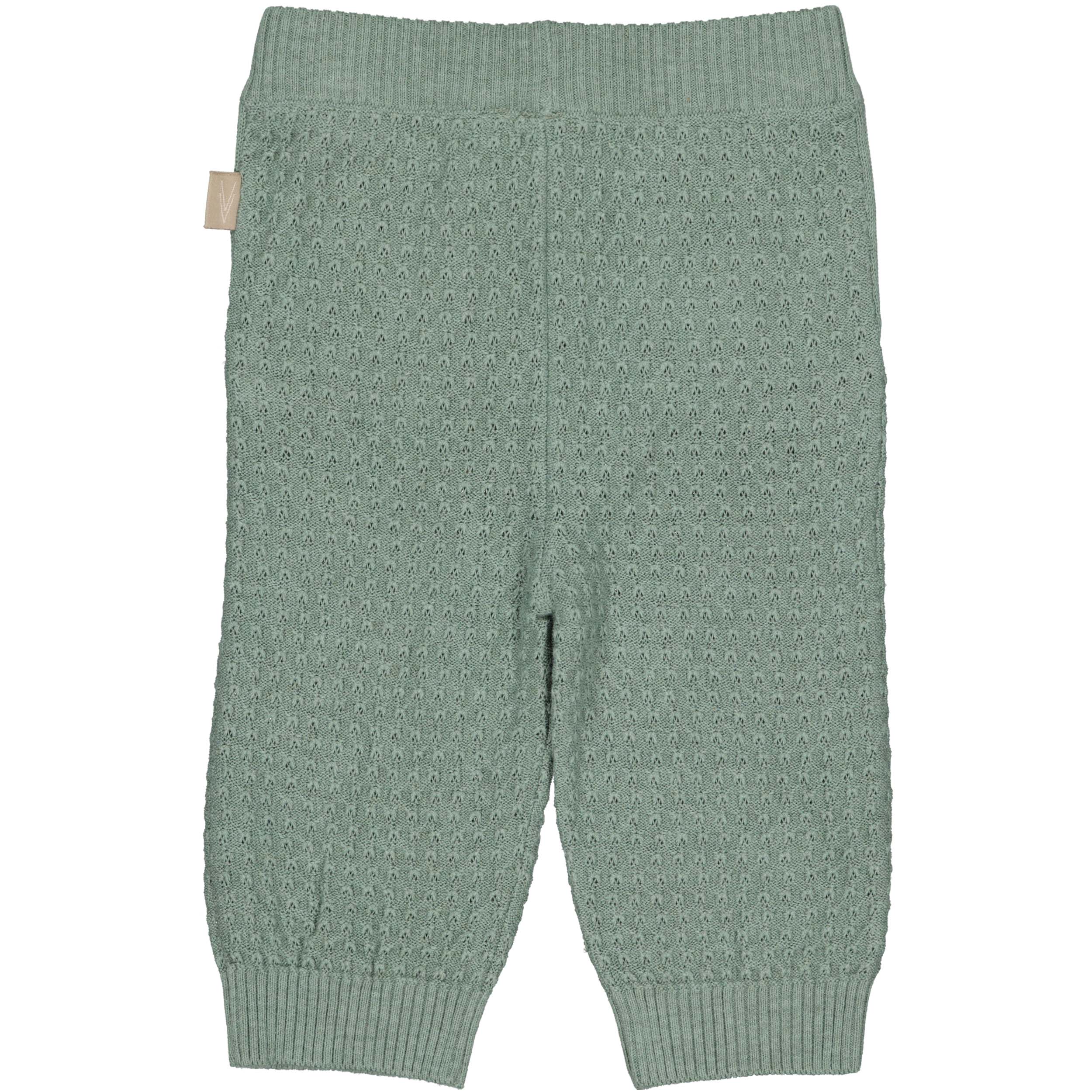 Saliegroene gebreide broek | Seagreen